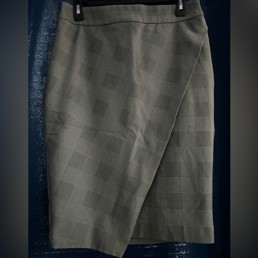 Express Gray Glen Plaid Skirt